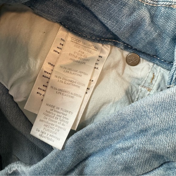 Good American Jeans good legs straight high-rise vintage inspired straight 0/25 - Picture 2 of 6